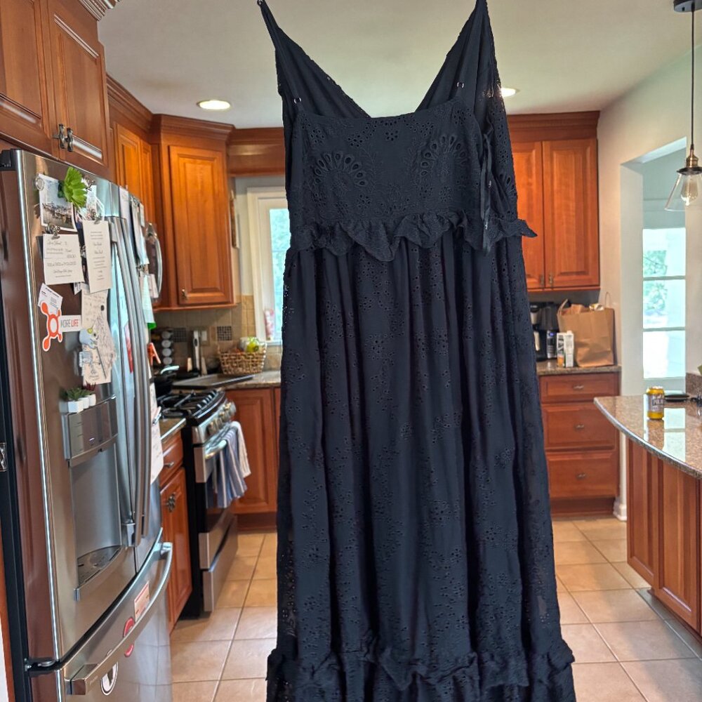 Lulus Black Lace Maxi Length Dress - Picture 3 of 6